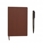 Pack carnet notebook + stylo en métal