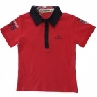 Polo coton piqué rouge