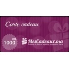 Carte Cadeau MesCadeaux 1000 dhs