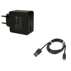 Chargeur USB Duo + câble lightning