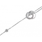 Bracelet Cercles Entrelacés - Argent - Ted Lapidus D52032Z 