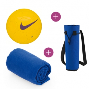 Pack Ballon Nike + Glacière bouteille + Serviette absorbante
