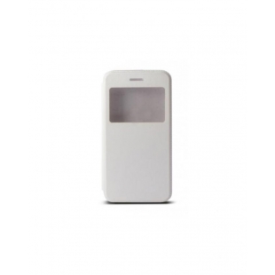 Ksix - Flip Case pour iPhone 6 Plus, 6S Plus White