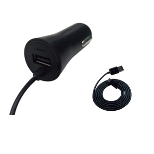 Chargeur USB voiture + Câble micro USB 1m