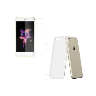 Coque iPhone7/7Plus + protection d'écran en verre trempé