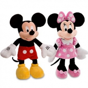 Peluche Mickey/Minnie - 50 cm