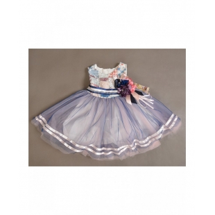 Robe Fillette Bleue