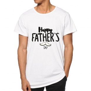T-shirt Happy Father's Day White