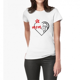 T-shirt Love mom
